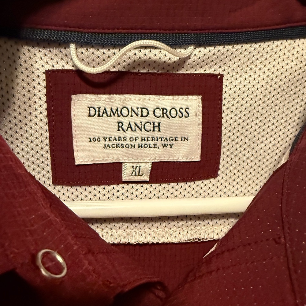 Diamond cross ranch pearl snap